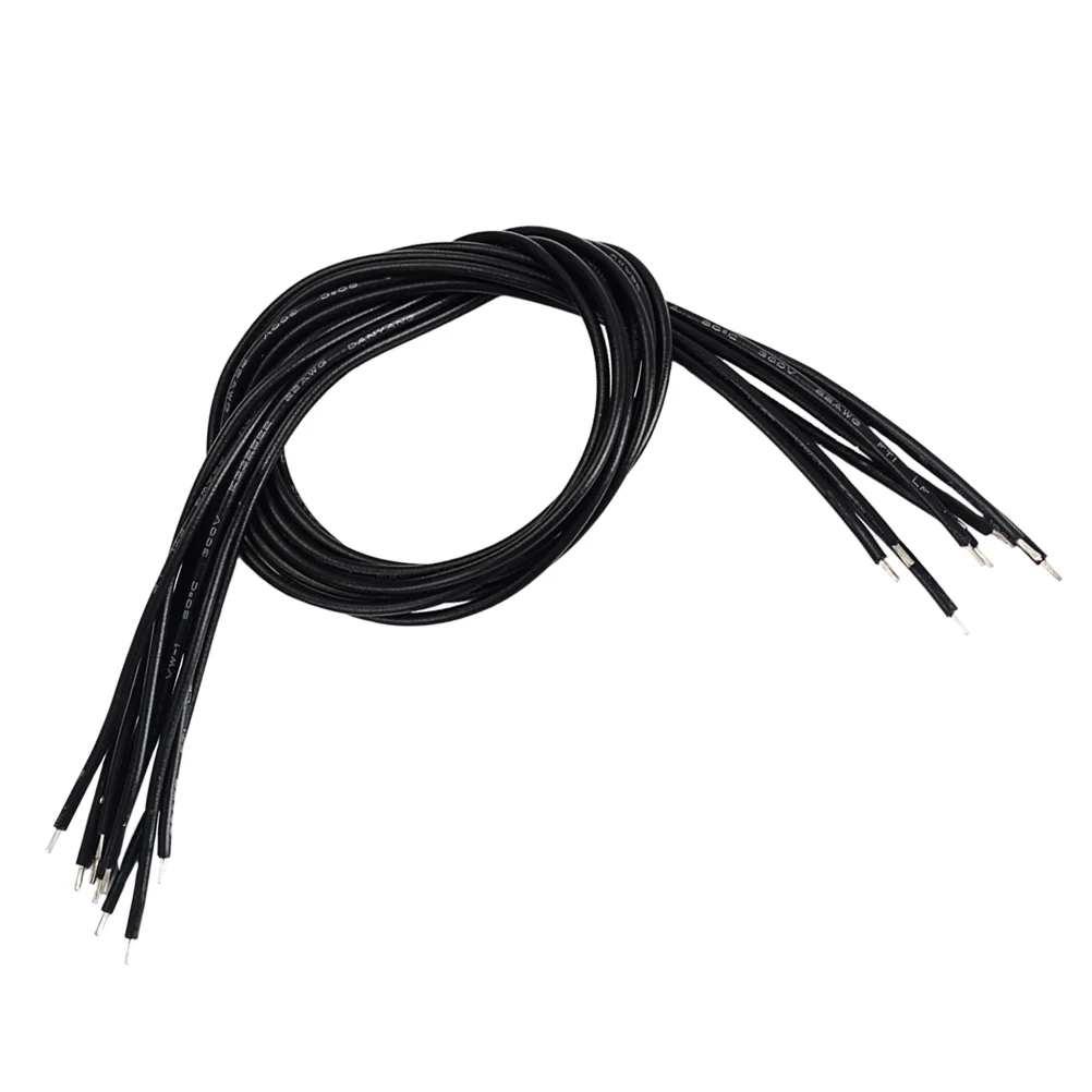 50PCS/ Pack 30cm Guitar Circuit Connecting Wire Cable Guitar Circuit Shielded Connection Wires for Electric Guitar Bass