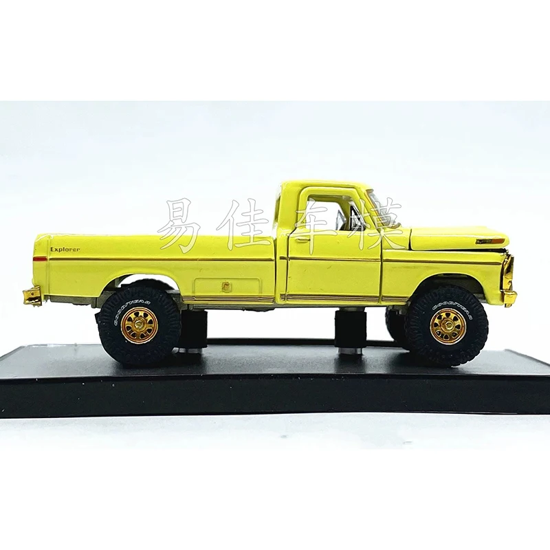 Modelo de Coche de Aleación a Escala 1:64 de la Camioneta F-250 F250 Explorer de 1972, Colección Estática, Decoración, Juguetes Navideños, Recuerdo, Regalo