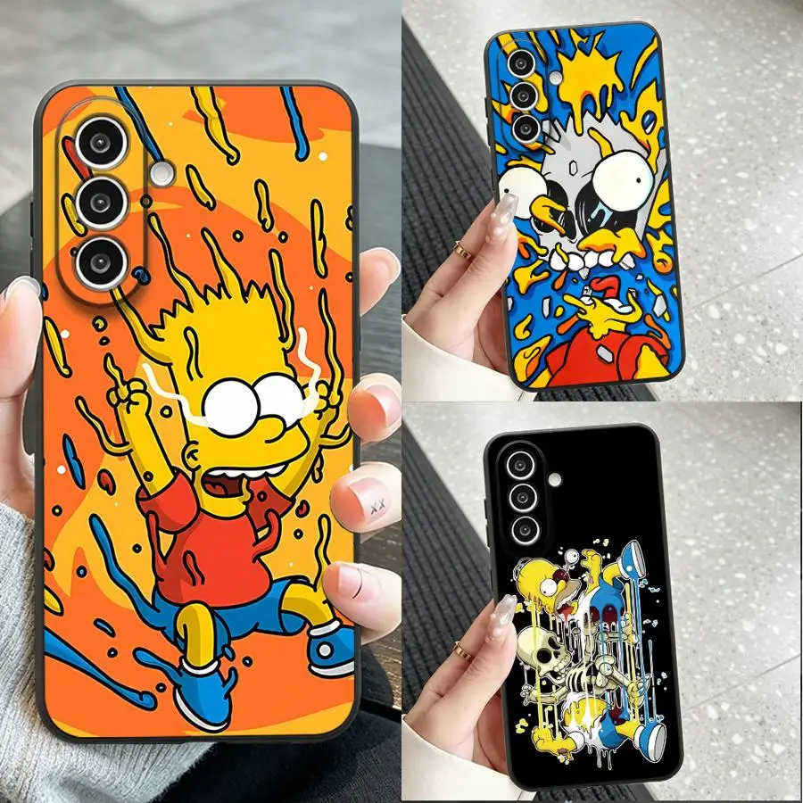 Funny S-Simpsons Phone Cover Case for Samsung Galaxy A57 A52 A36 A50 A05 A55 A37 A06 A53 A17 A73 A51 A15 A25 A16 A41 A70