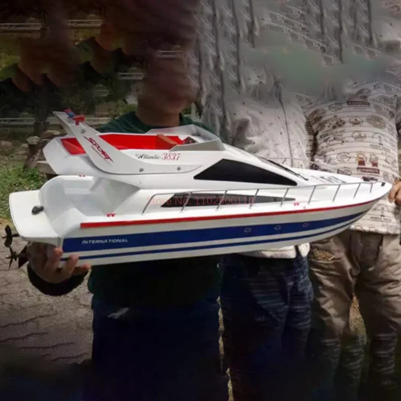 Henglong 2.4g bateau télécommandé Yacht de Simulation à grande vitesse pêche à l'eau électrique pour enfants et bateau de nidification bateau jouet