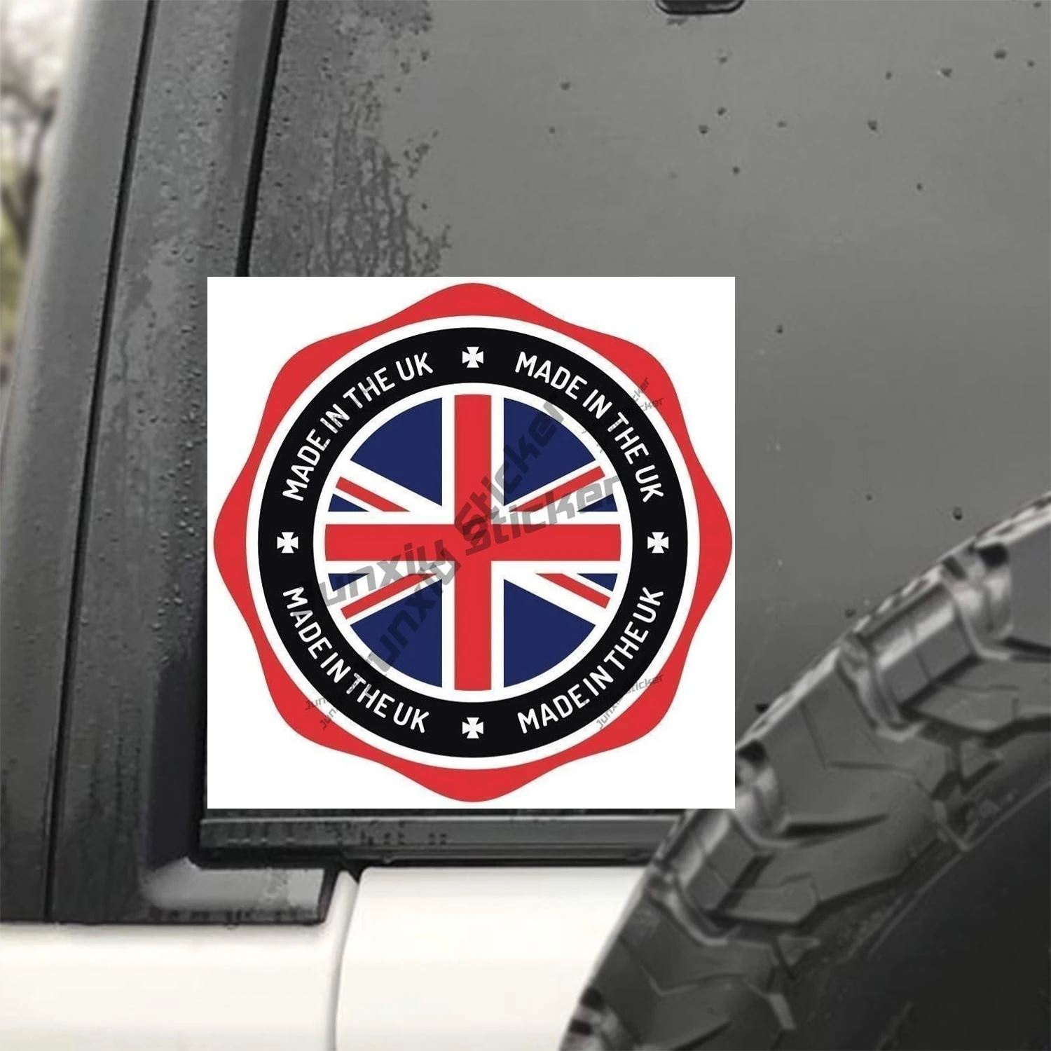 Made in The UK Vinyl Sticker Motorcycle Stickers Custom The United Kingdom Sticker Britain Decal Guitar Accessories Glue Sticker