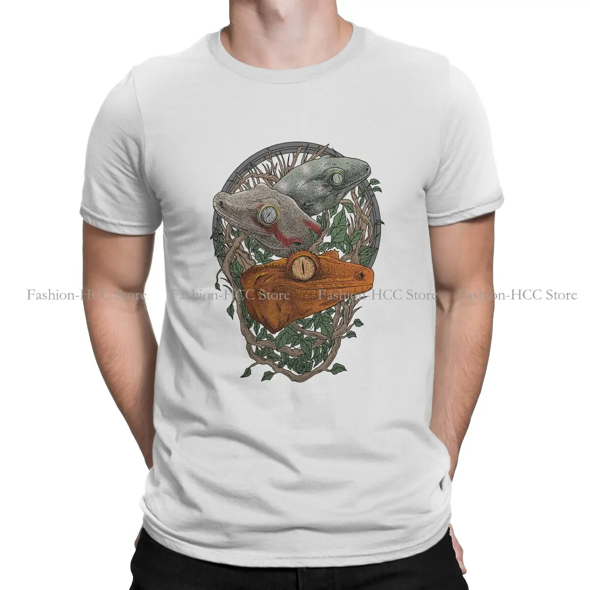 New Caledonian Unique Polyester TShirt Gecko Lover Comfortable Creative Gift Clothes  T Shirt Stuff