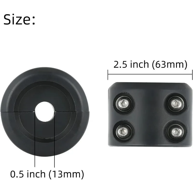 New 1pcs Car Modification Rubber Plug Rubber Ball Off-road Vehicle Winch Hook Stopper Accessories Cable Protector Quality