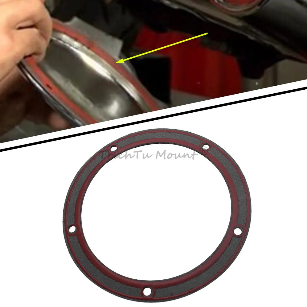 5 Hole Primary Derby Cover Gasket Fit For Harley Davidson Dyna Softail Touring Evolution 1340 & Twin Cam Style Engine 2007-2013
