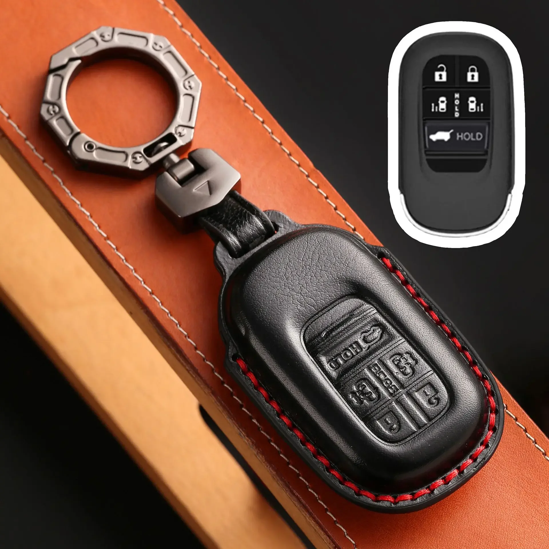 

1pc Car Remote Key Case Cover Shell Fob For Honda CRV Civic Accord 2021 2022 4 5 Button Protector Holder Fob Keyless Accessories