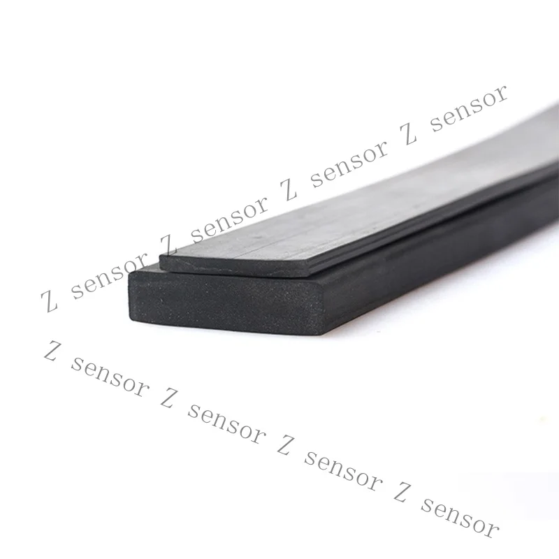 Z+ Solid Black Nitrile NBR Rubber Sealing Strip Thick 3/4/5/6/8-30mm Width 4-70mm