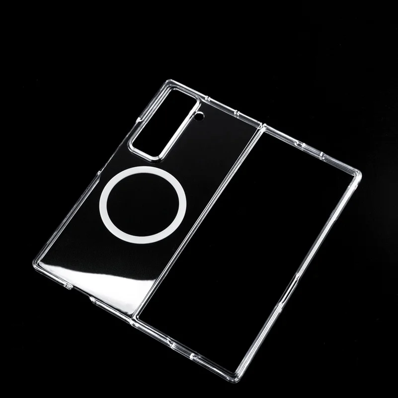 Transparent acrylic Magnetic Phone Case For Samsung Z Fold Special Edition Fold SE Galaxy Z FoId 6 5 4 3 Camera protect Cover