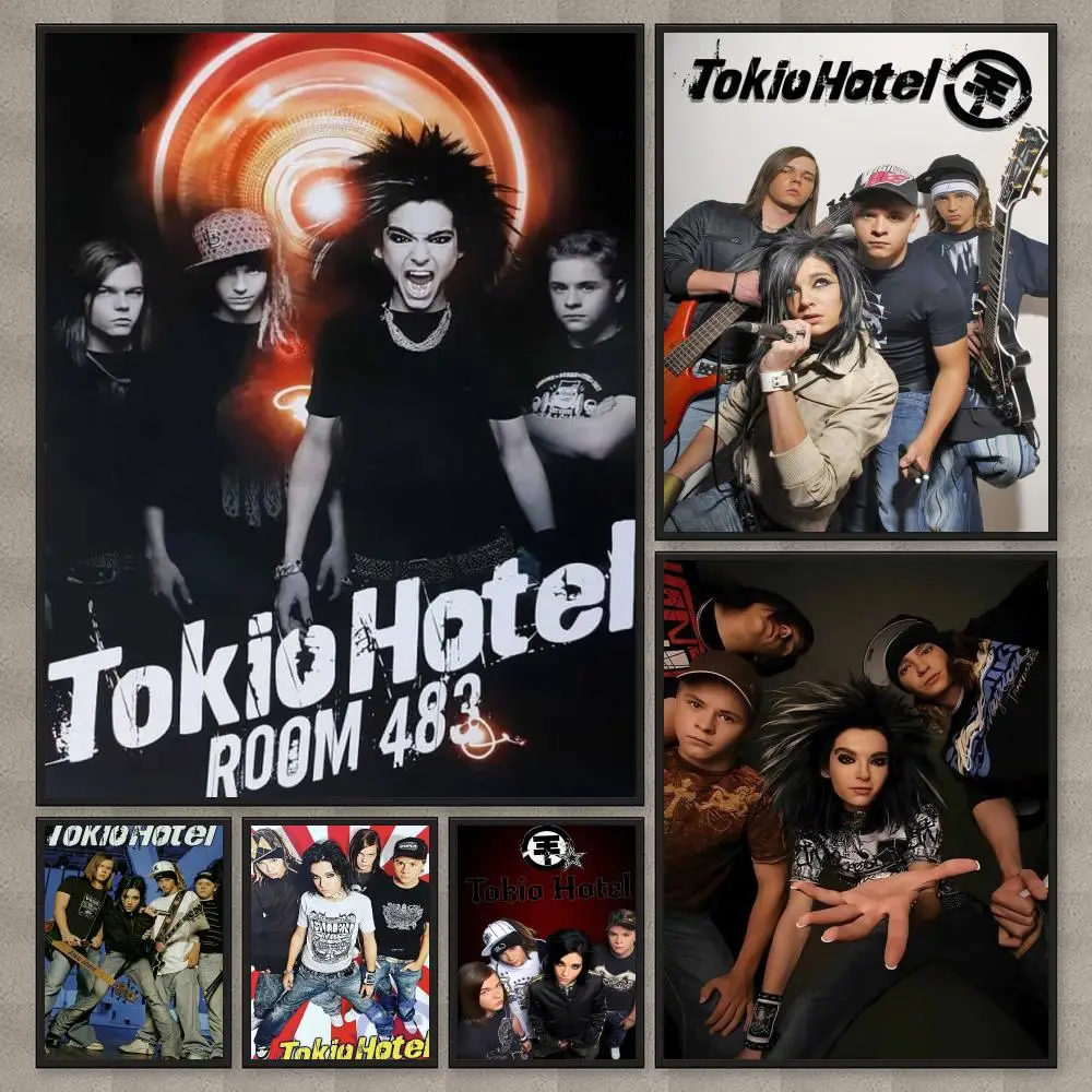 Rock Band T-Tokio Hotel Poster Modern  Wall Art Aesthetic Minimalist Bedroom Decor Cafe Home Gift PP