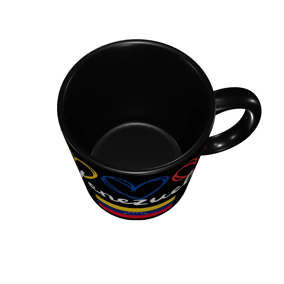 Venezuela Heart Coffee Mugs Funny Venezuela Flag Tea Cups For Home