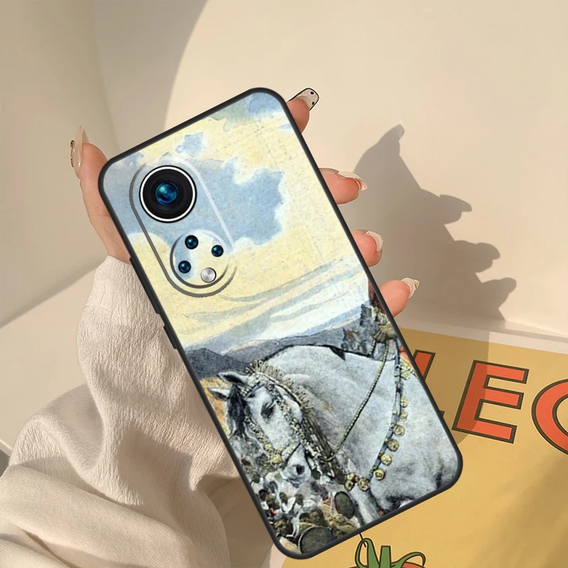 Emperor Menelik Ii Of Ethiopia Adwa Case For Huawei Honor X8a X8 X7 X9a 50 70 90 Magic5 Lite P40 P20 P30 P60 Pro P Smart Cover