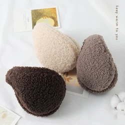 Paraorecchie antivento Uomo Donna Protezione calda per le orecchie Addensare Peluche Inverno Caldo in pile Paraorecchie Ciclismo all'aperto Scaldino Morbidi paraorecchie