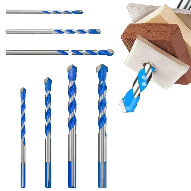 

BIESUO Cemented Carbide Masonry Drill Bit For Metal Porcelain Ceramic Tile Concrete Brick Wood Drilling Cutter Drill Bit 3-12mm