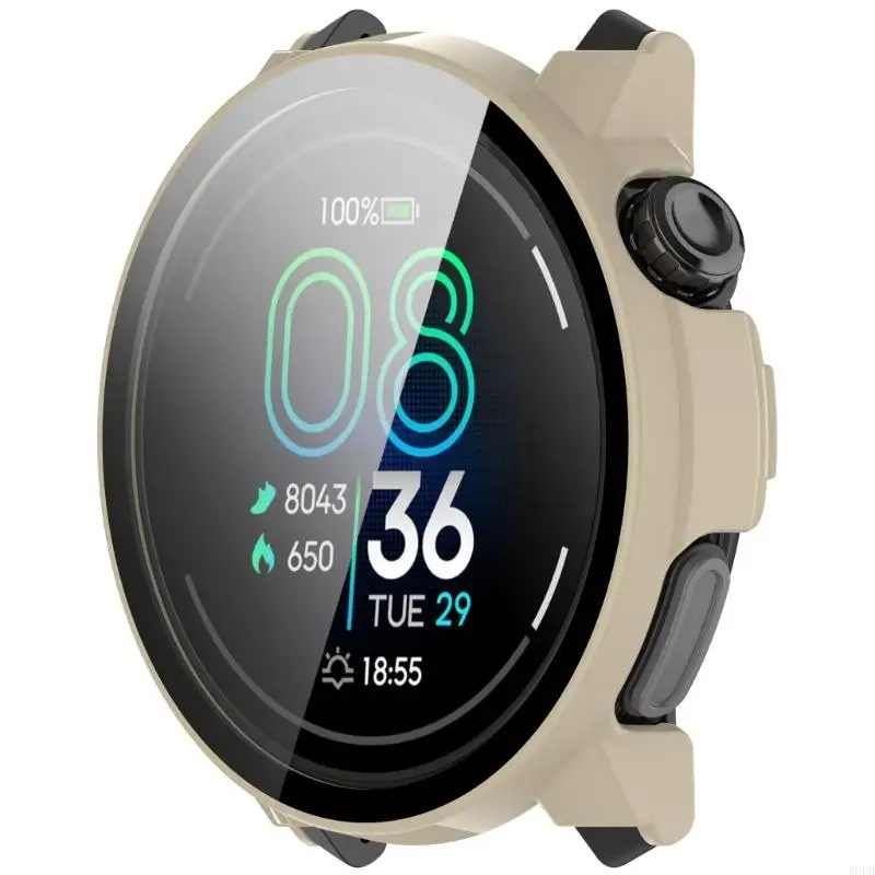 Case Shell dengan Film Kaca Tempered untuk Pace Watch Scratchproof Case Cover