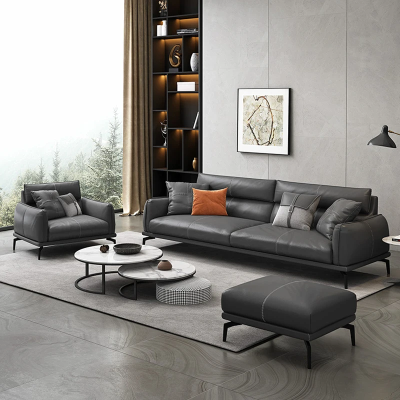 Italian Style Commercial Luxurious Office Sofa Trend Style Office Furniture Sofa Office