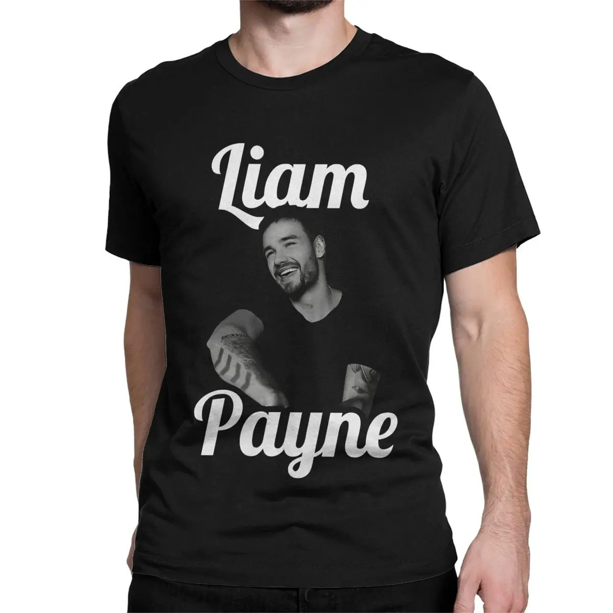 Liam Payne Men's T Shirts Awesome Tee Shirt Short Sleeve O Neck T-Shirt Pure Cotton 4XL 5XL Tops