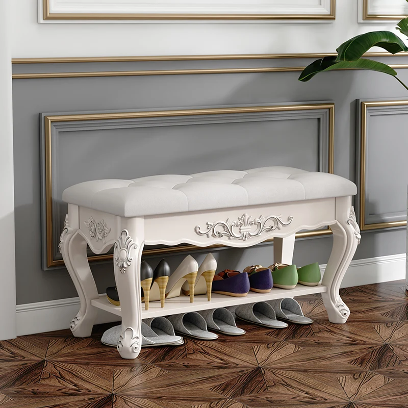 door shoe change stool flip cover storage low living room door shoe bench bedside stool foyer storage