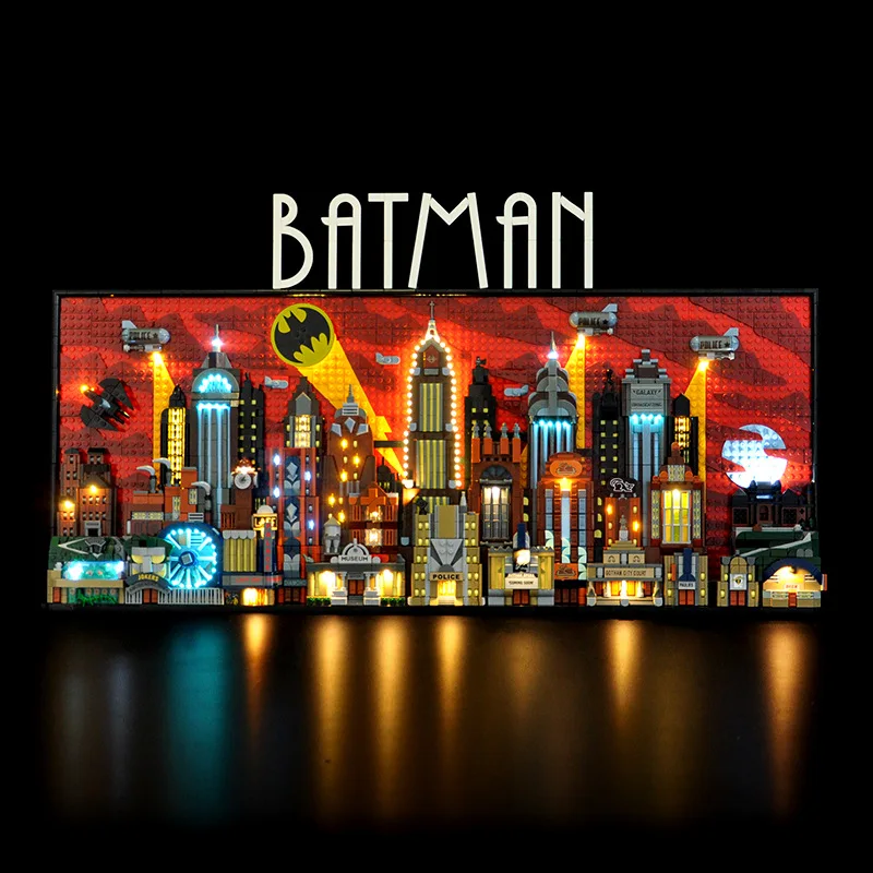 LYBMTWF LED Lighting Kit Compatible with Lego 76271 The Animated Series Gotham City Blocks (NOT Include The Model Bricks)