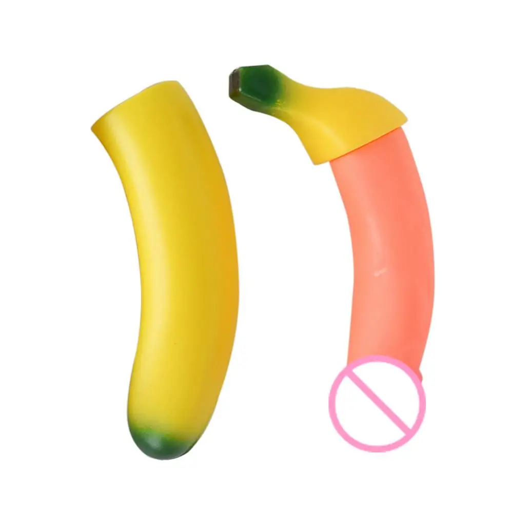 New Wholesale Drop Shipping Banana Prank Jokes Sex Toys Adult Penis Pecker Bachelor Bachelorette Party Gift