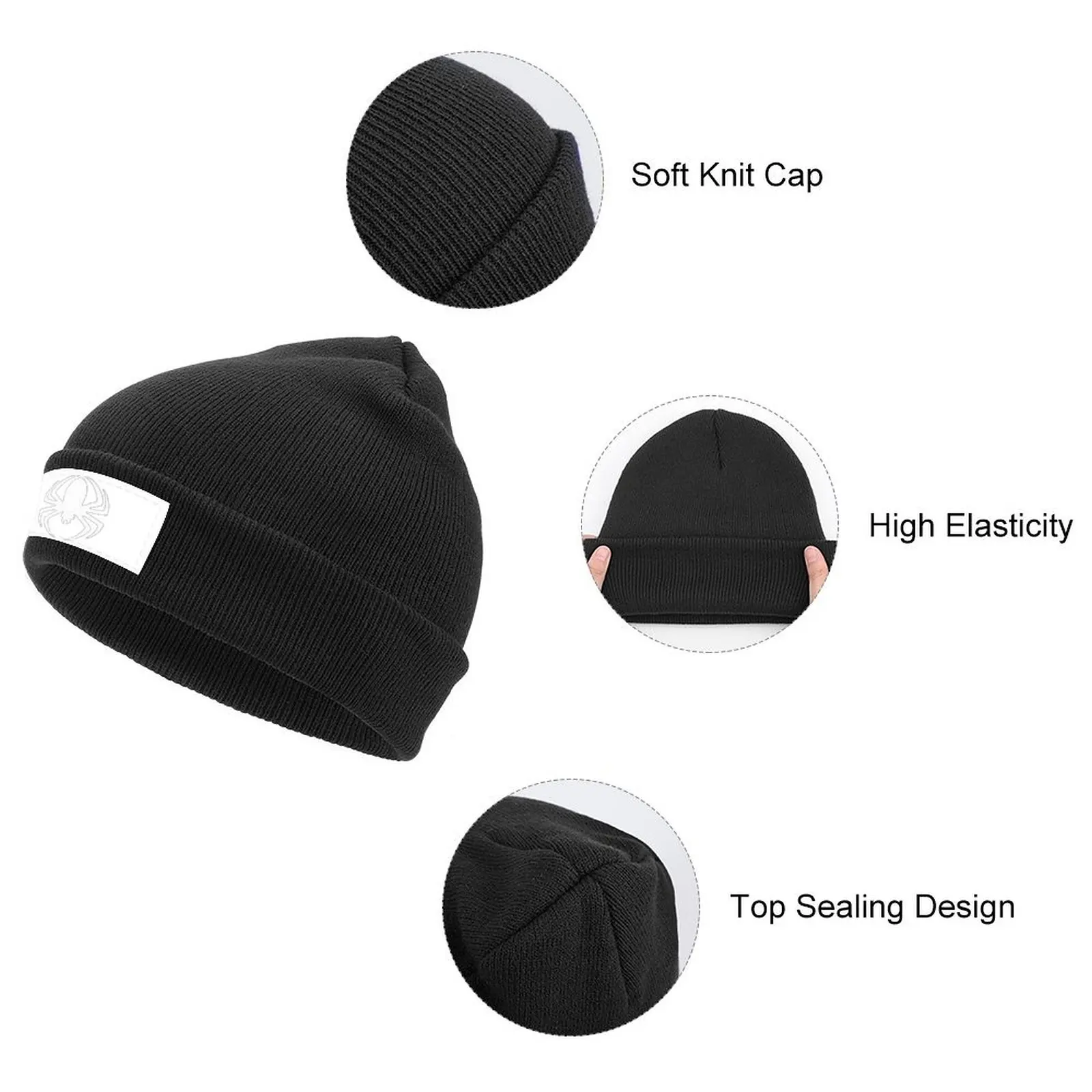 new cold - spider Knitted Cap Military Cap Man tea Hat Luxury Woman Men's