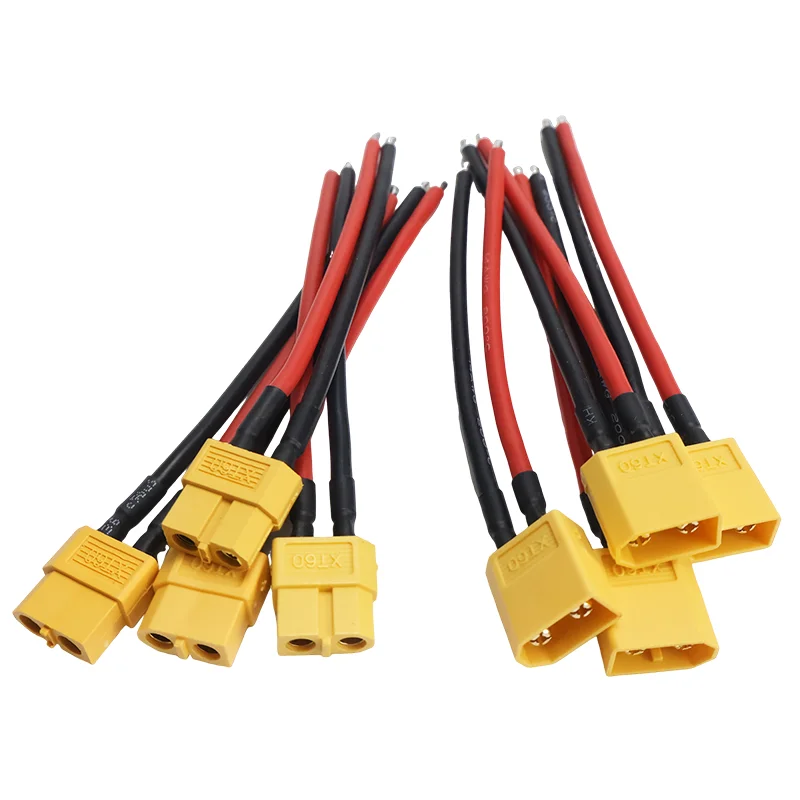 4 stks XT60 Batterij Man Vrouw Connector Plug-10 cm 14AWG Siliconen Draad Kabel voor RC Vliegtuig Lipo Batterij ESC FPV Drone Uitbreiden