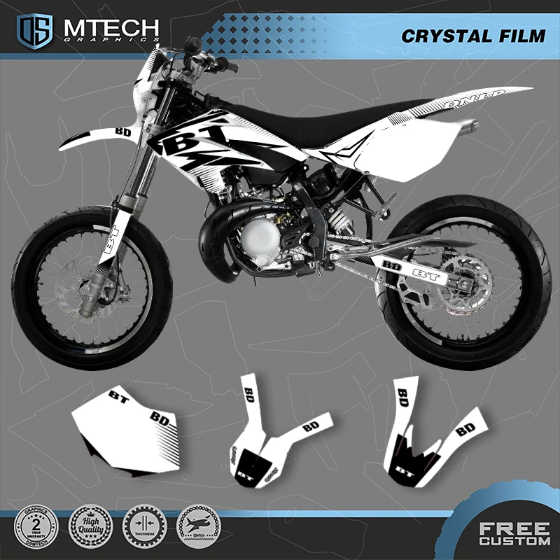 

DSMTECH Graphics Decals Stickers Kits For BETA RR 50 2006 2007 2008 2009 2010 Motorcycle Backgrounds Number Custom 004