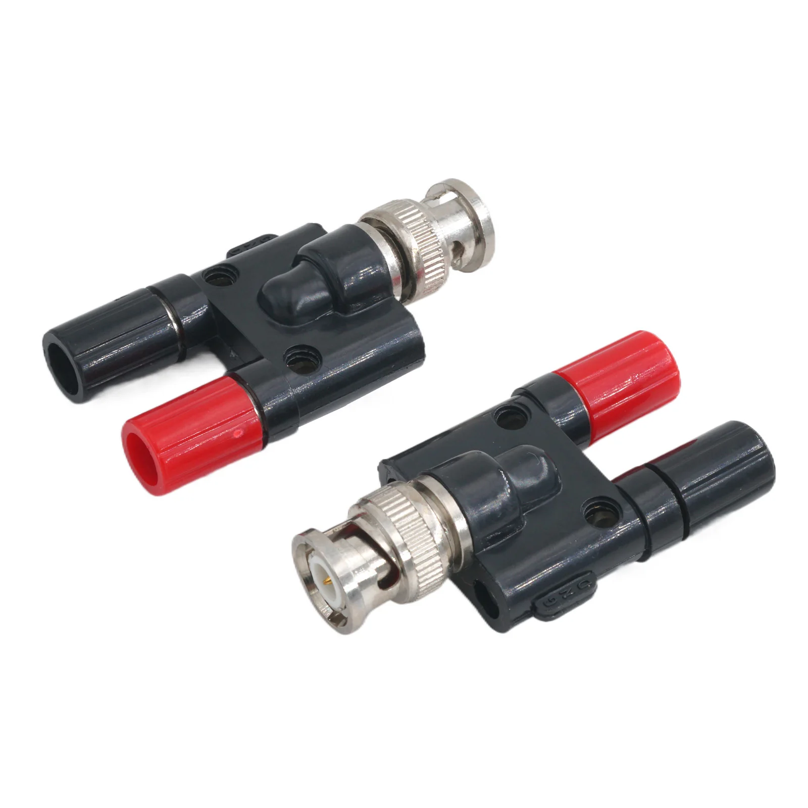 1pcs BNC Male Plug to 2X 4mm Dual Banana Female Jack Socket Binding Post RF Coax Coaxial Splitter Connector Adap