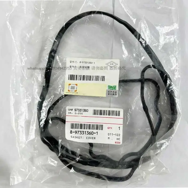 

Excavator ZX240-3 4HK1 897331-3601 8973313601 8-97331360-1 Engine Valve Cover Gasket Valve cover rubber ring Equipment complete