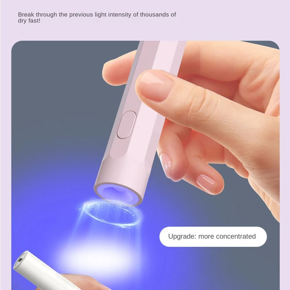 Mini UV/LED-pennenstijl nageldroger Gelnagels Handheld UV-licht Snel uithardende mini-nagellamp Nail Art Tools