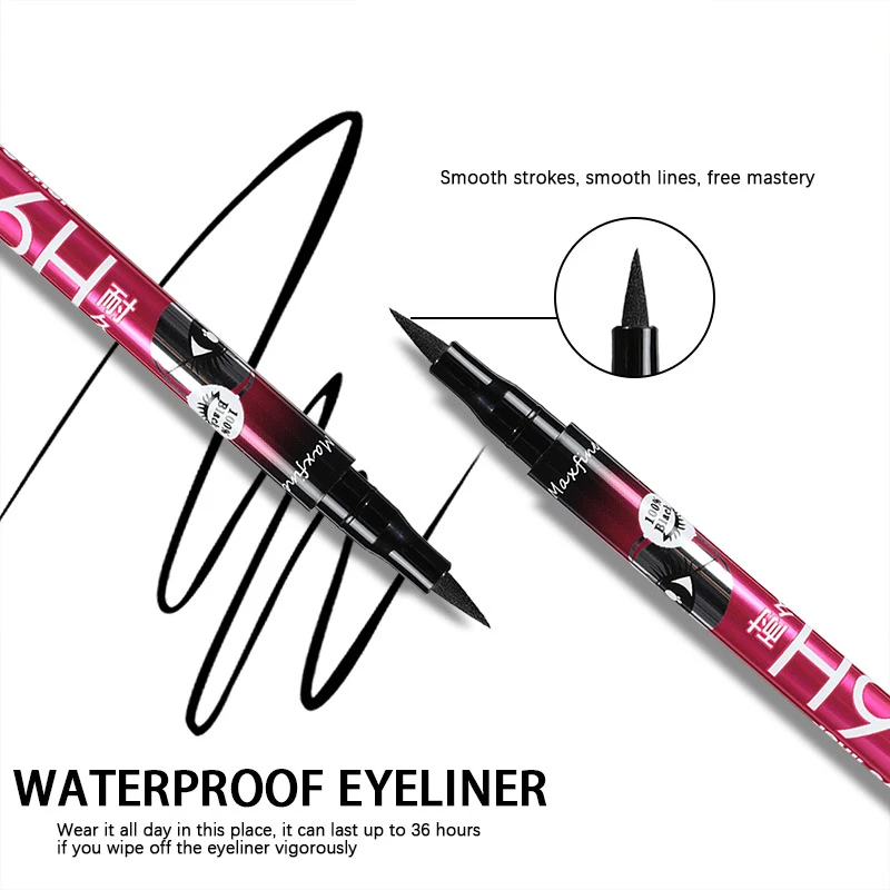 Long Lasting Quick Drying Waterproof Easy To Color Non Smudging Smooth Liquid Eyeliner