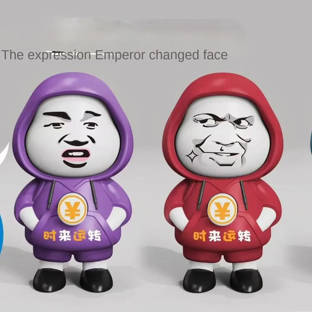 DIY Ausdruck Gesicht Ändern Puppe Desktop Gesicht Ändern Ornamente Tragbare Cartoon Gesicht Ändern Schlüsselbund Lustig