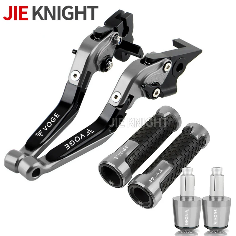 Motorcycle Adjustable Foldable Brake Clutch Levers Handlebar grips For LONCIN VOGE 300DS 300GY 250RR 300RR 350AC 300AC All years