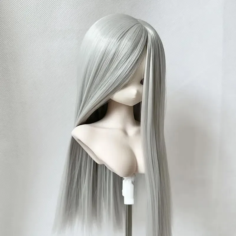 1/3 1/4 1/6 ドールウィッグ ロングストレートヘア 60/45/30cm BJDドール ドレスアップ 女の子のおもちゃ ままごと ギフト ドールアクセサリー、ドールなし