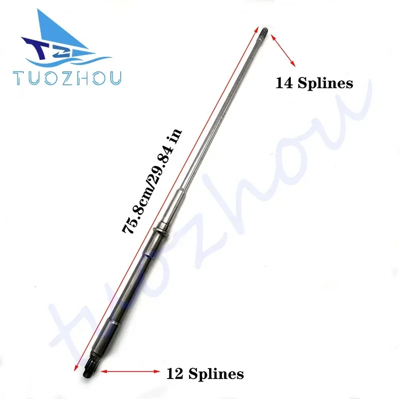 

346-64302-5 Drive Shaft (Long), for Tohatsu Outboard Motor 2/4 Stroke 25HP 30HP Made in Taiwan Boat Accessories