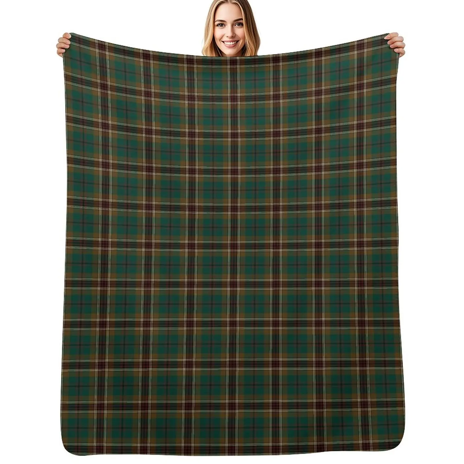 

Murphy Tartan Classic Irish Plaid Throw Blanket Decorative Beds Hair Winter beds Single Blankets