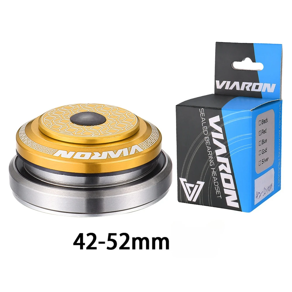 VIARON MTB Fahrrad-Steuersatzlager Rahmenkopfrohr-Zubehör Fahrradteile 34MM Gedichtetes Lager 44MM Halbintegrierte Steuersätze – Detail 13