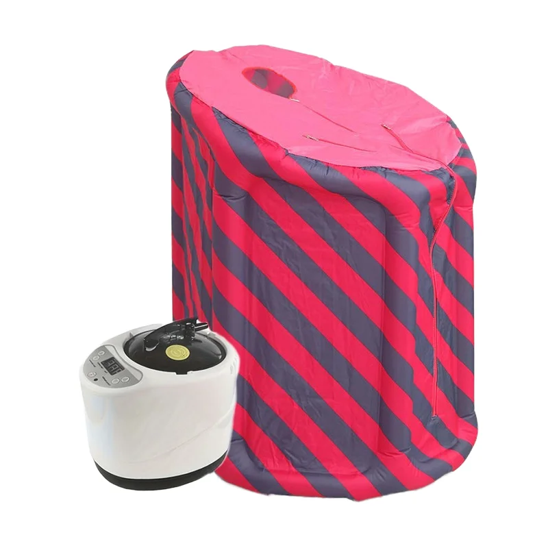 Modern Red Cedar Electric Heating Inflatable Foldable Steam Bucket for Adults to Lie or Sit