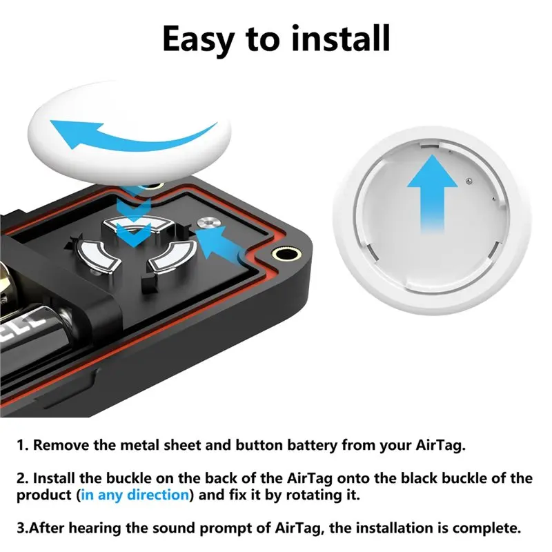 LXYB18B Battery Replacement Case Small Extended Battery Box For Airtag