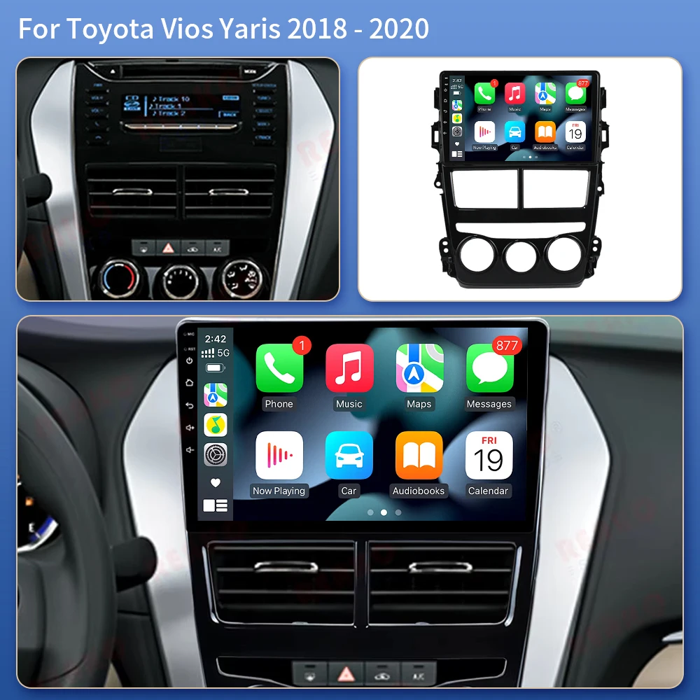 Android 16 Carplay Auto Car Radio 9