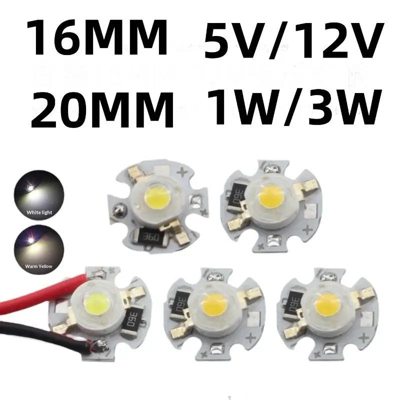 Kit de panel de luz LED DIY, 5/10 Uds. Placas de 16/20mm en blanco cálido/Neutral, fácil actualización para focos, gabinetes y luces de atardecer