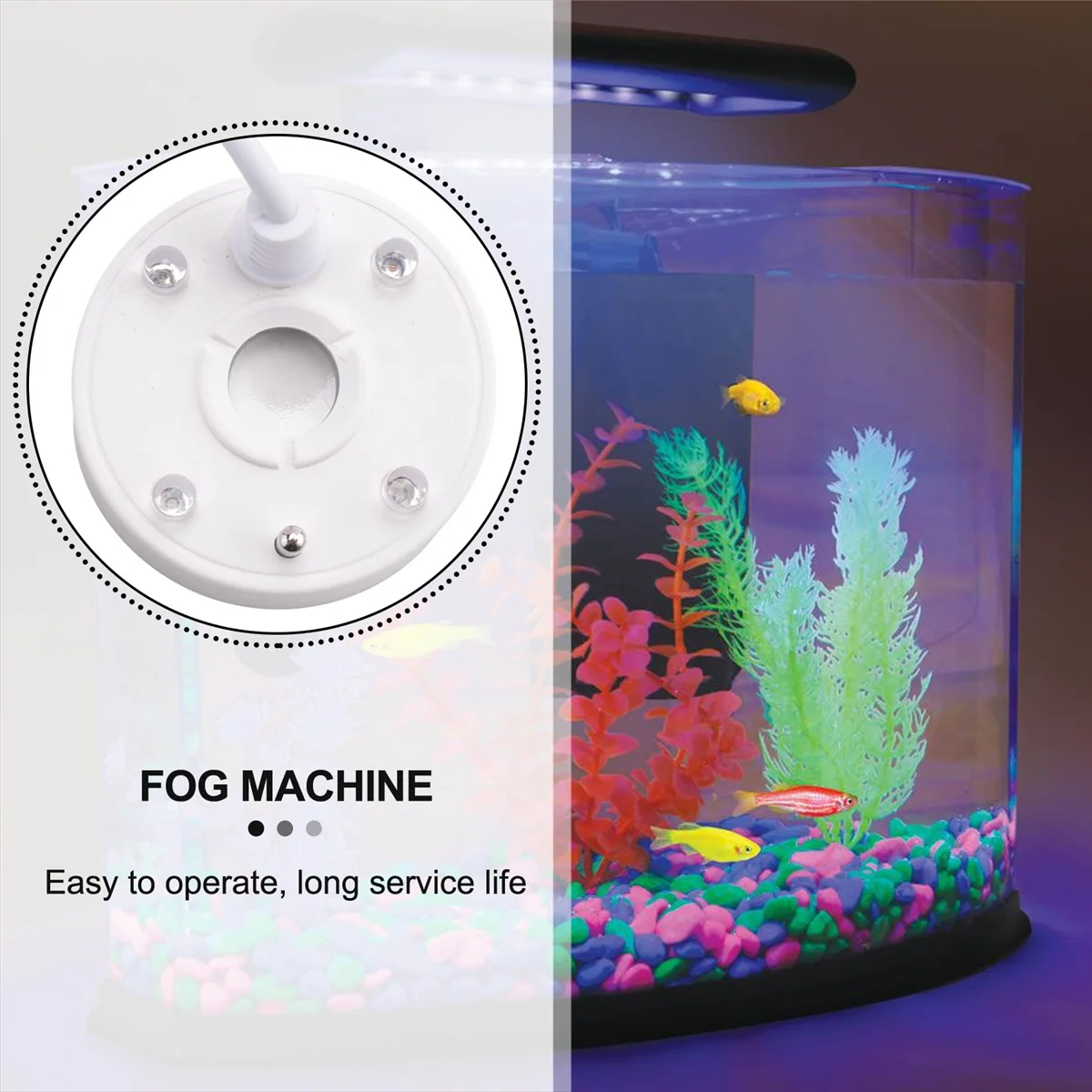 미스터 포그 미스트 메이커 USB 포트 4색 LED 조명 미니 미스트 포그 머신 실내 분수 정원 연못 물 분무기 분무기 화이트