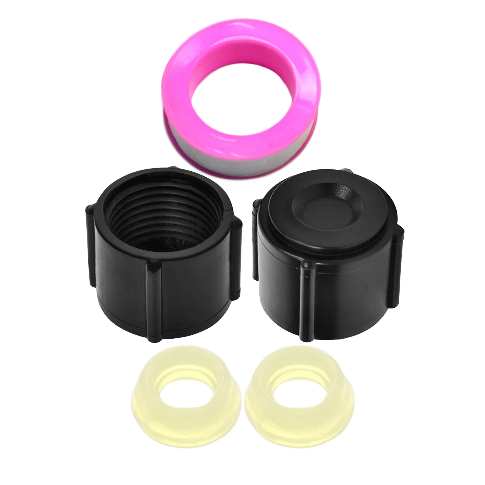 

Pex Pipe Fittings Low Point Drain Seals Cap 5 Piece Set Compatible With RV Direct Replacement Plastic Material