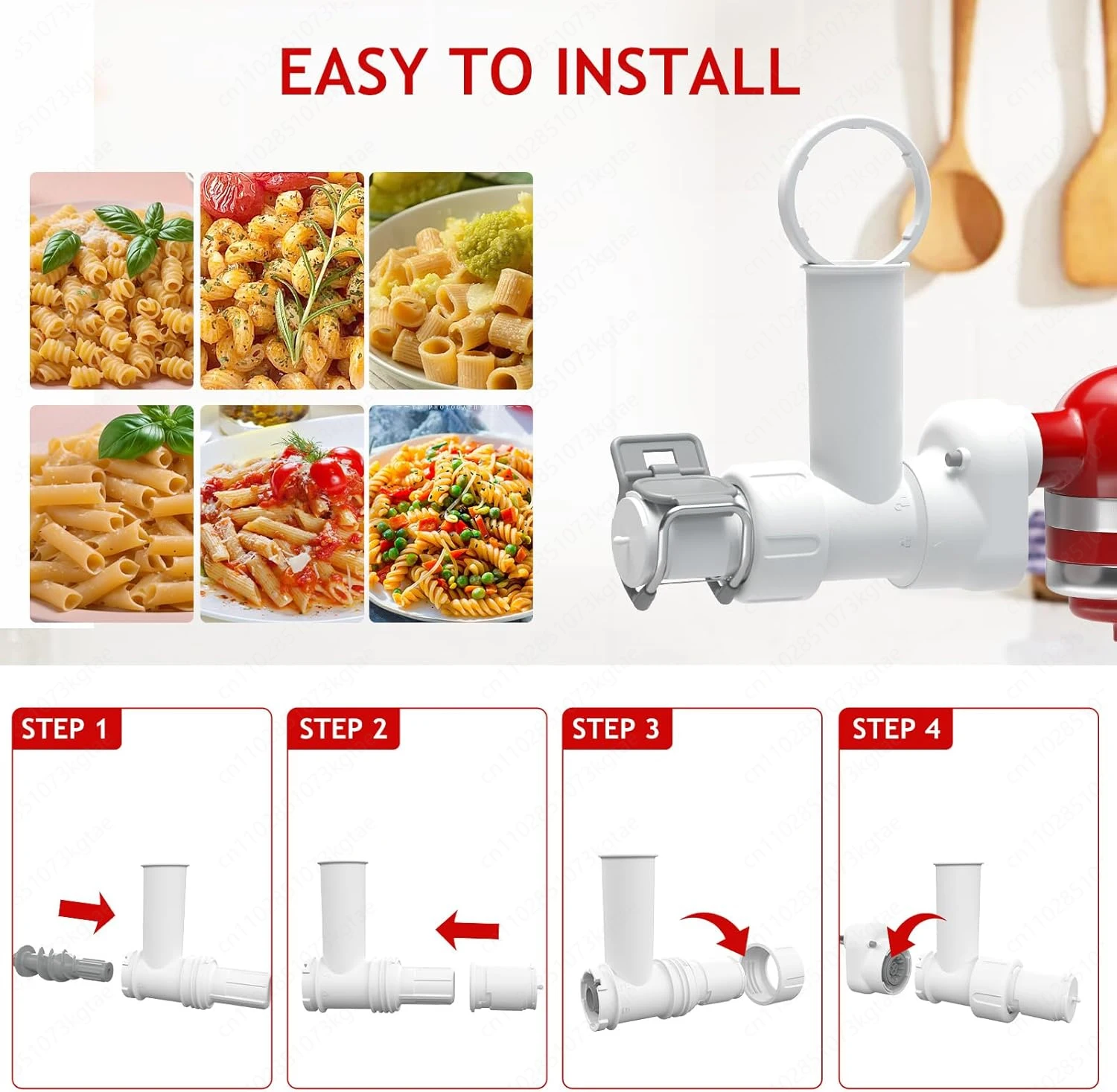 Pasta Accessories Cuisinart Kitchen Stand Blender 6 different shapes of pasta