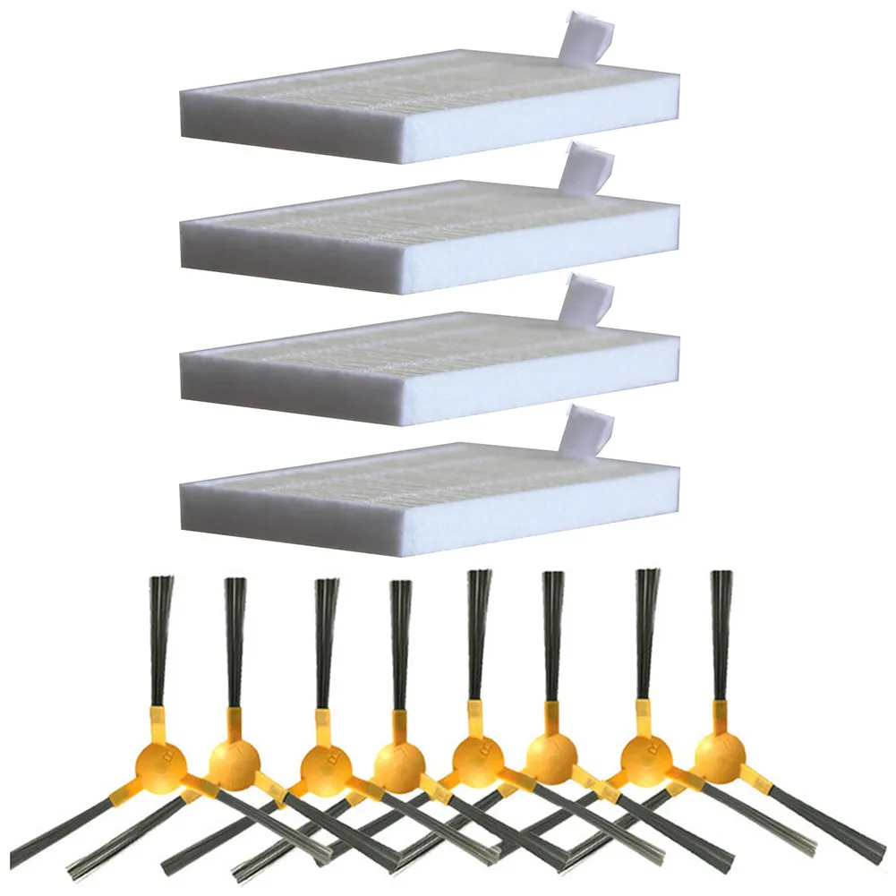 

Replacement Side Brushes and Filters Compatible with For REDMOND RVR650S Robotic Vacuum Cleaner Parts for Efficient Maintenance