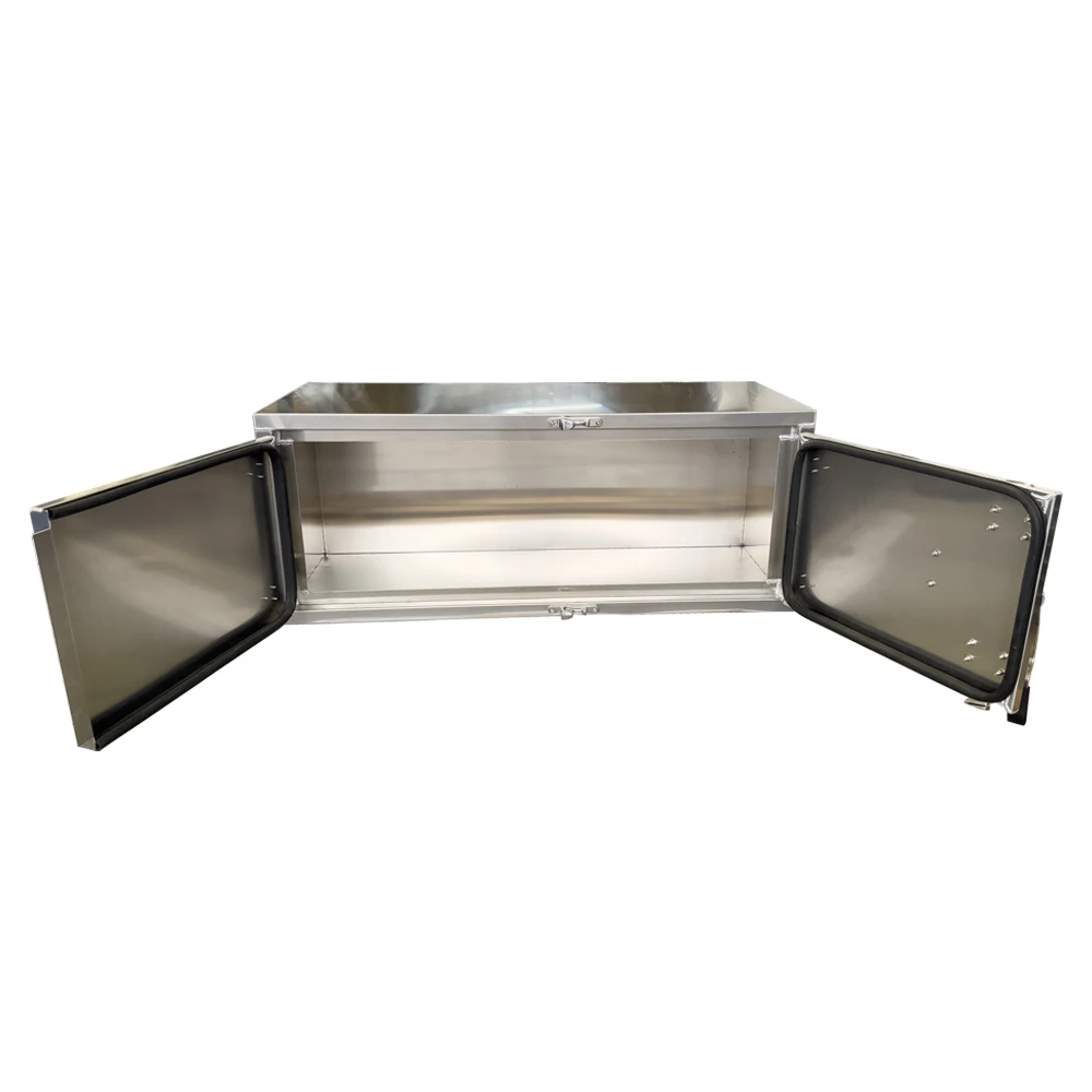 Heavy  Aluminum Alloy Storage Toolbox for Truck Flatbed Trailer Exterior Organization Laboratory