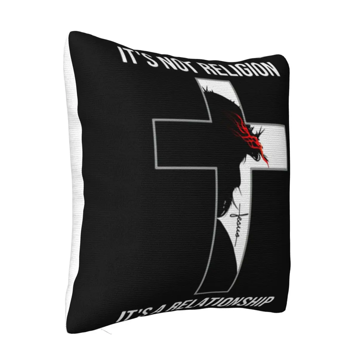 Its Not Religion Its A Relationship Jesus Straight Surprise Comical Humor Design Male Latest Pillow Case