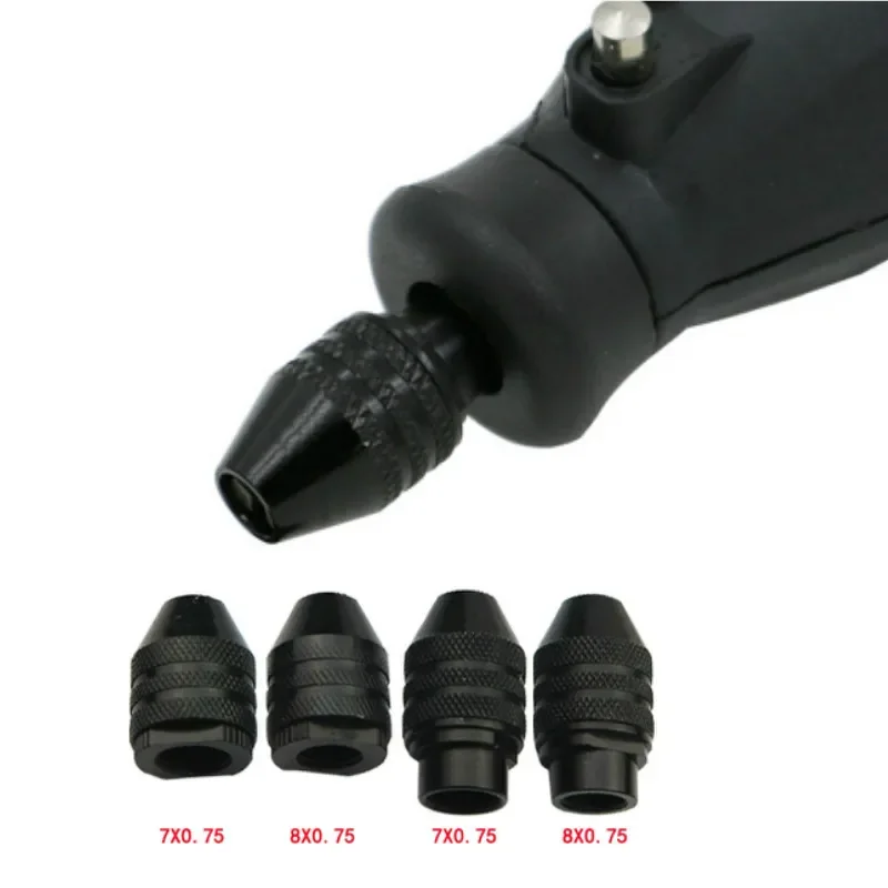 Dremel Rotary Tools Keyless Drill Bit Chucks Adapter Converter Universal Mini Chuck, 0.3-3.2mm Multi Drill Chuck Keyless