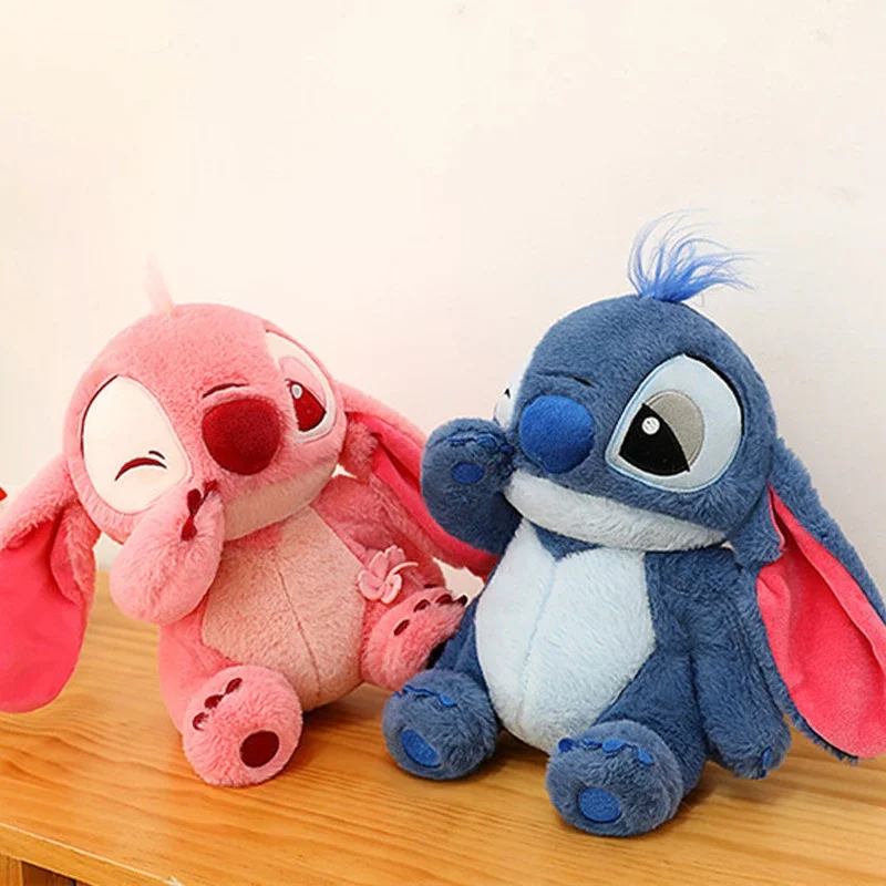 30cm New Disney Lilo & Stitch Sakura Doll Cartoon Pink Angel Plush Toy Cute Anime Soft Stuffed Kawaii Children\'s Birthday Gift