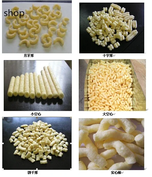 Puffed corn wheat snacks extruder machine Rice Puffing Extruder Snack Sticks Corn Extrusion Machine flour extruder