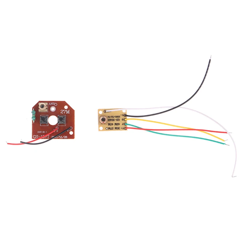 4CH RC circuito de Control remoto PCB transmisor receptor placa rc piezas de coche con antena sistema de Radio