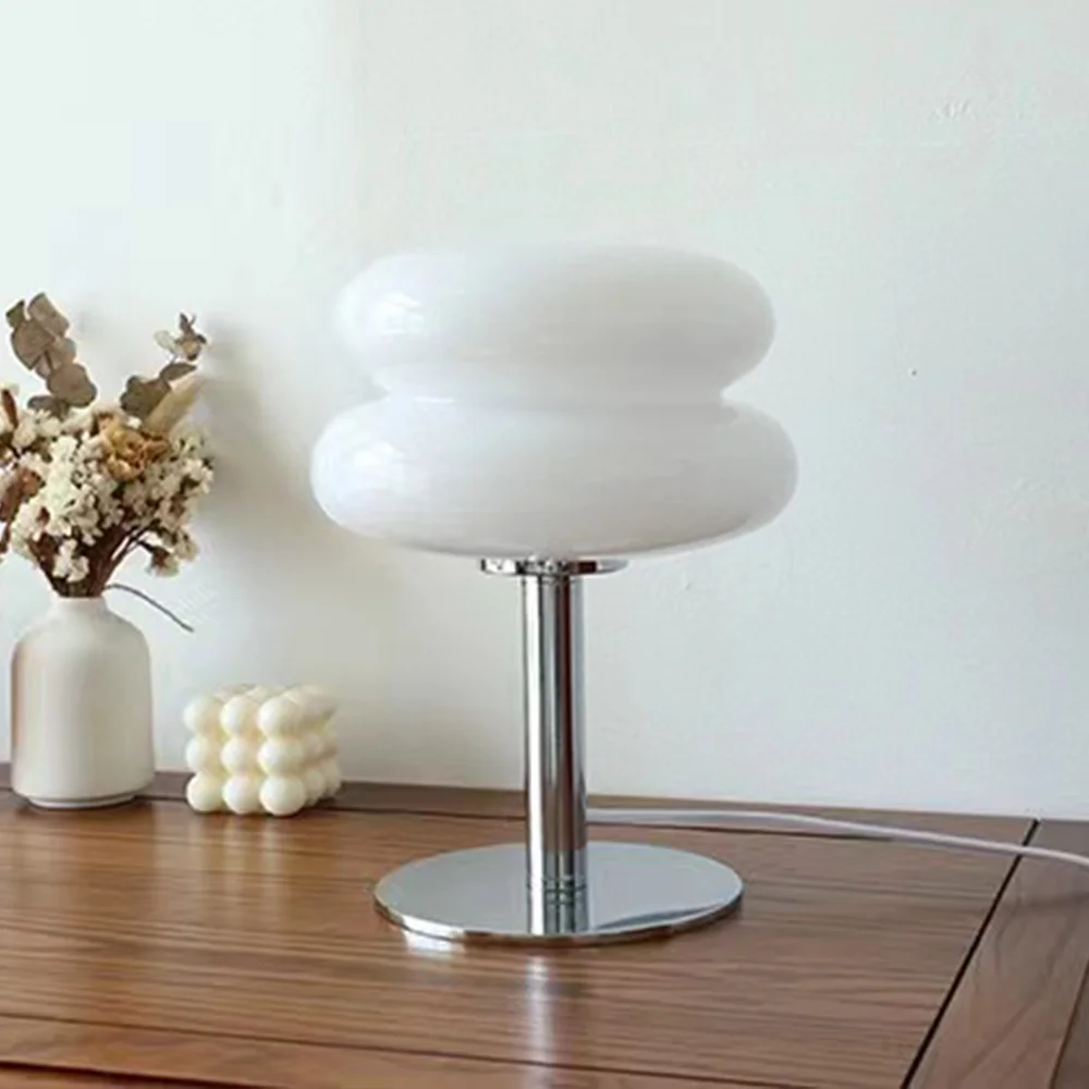 Macaron Glass Table Lamp, Macaron Style living room ramples, kids room lamp